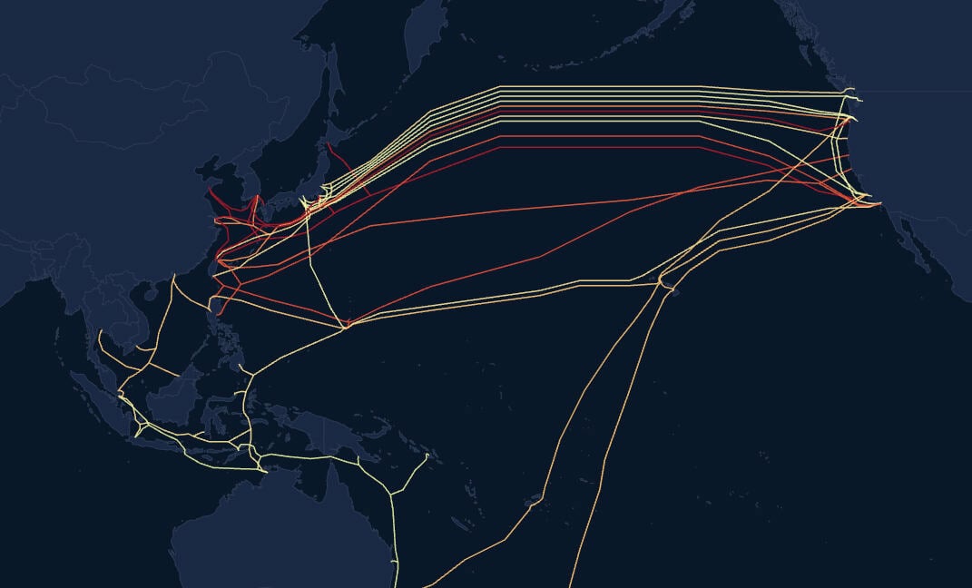 La vigilancia de China sobre cables submarinos del Pacífico plantea riesgos de sabotaje a la infraestructura tecnológica estadounidense