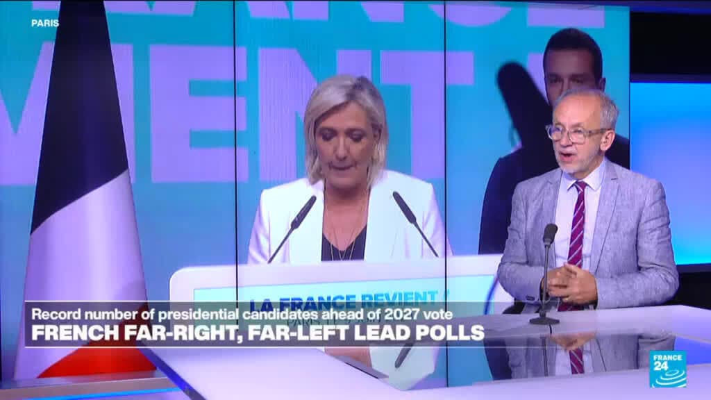 Far-right and far-left lead French presidential race ahead of 2025 election