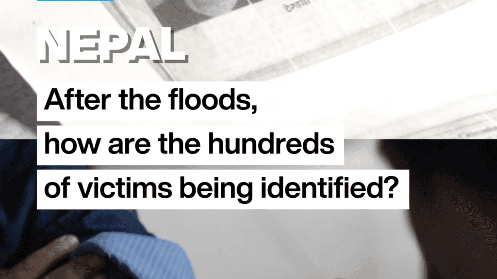 Nepal Develops DNA Identification System for Flood Victims