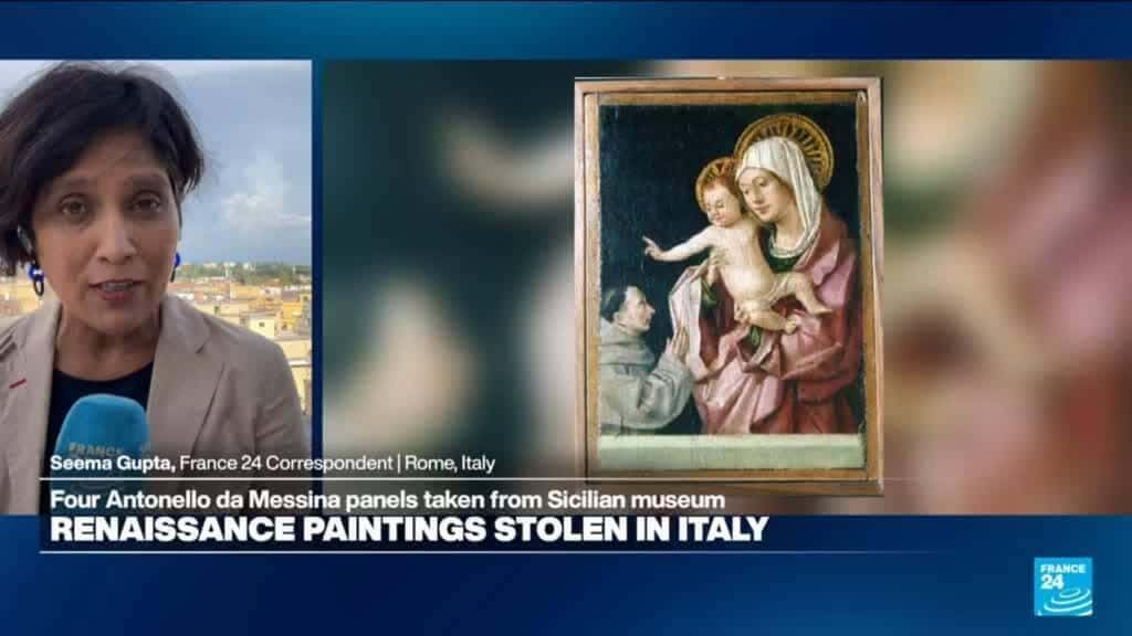 Cuatro obras maestras del Renacimiento robadas del museo de Mesina en Sicilia