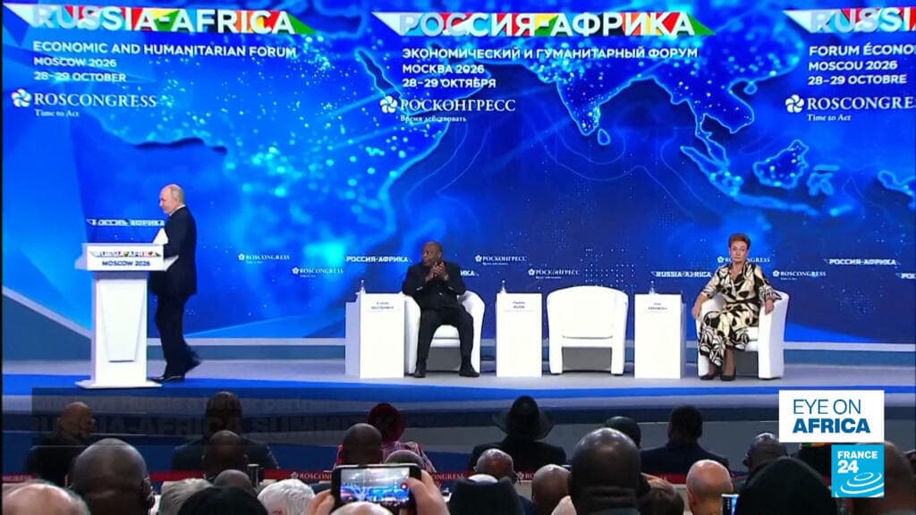 Russia hosts nearly two dozen African leaders at Moscow summit