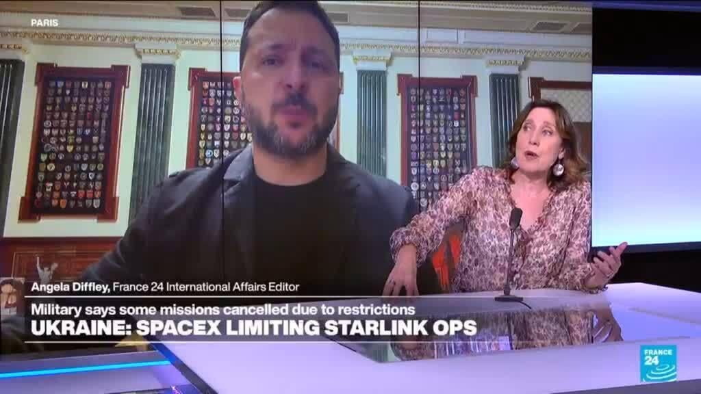 Ucrania pide aclaraciones a EE.UU., SpaceX y la OTAN sobre restricciones de acceso a Starlink