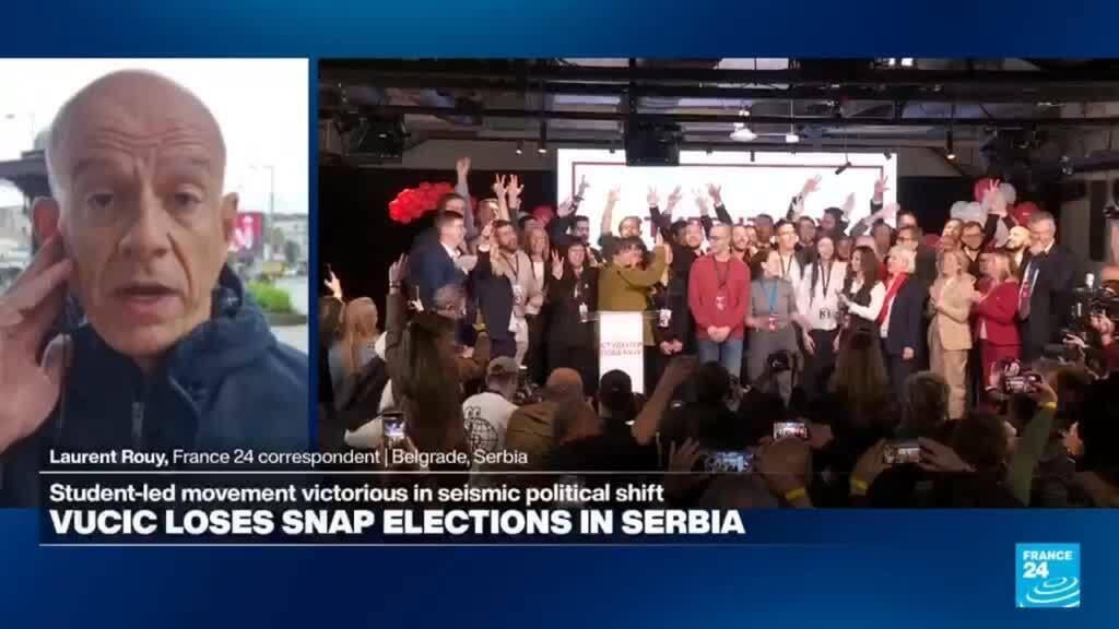 El movimiento estudiantil de Serbia derrota a Vucic en elecciones parlamentarias históricas