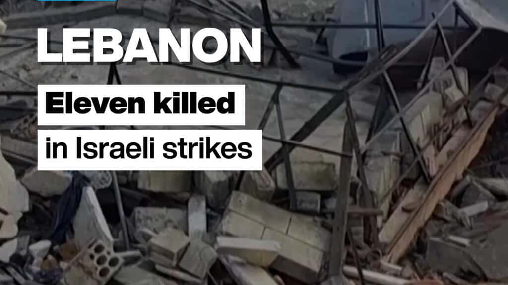 Israeli strikes on southern Lebanon kill 11, including children and medics