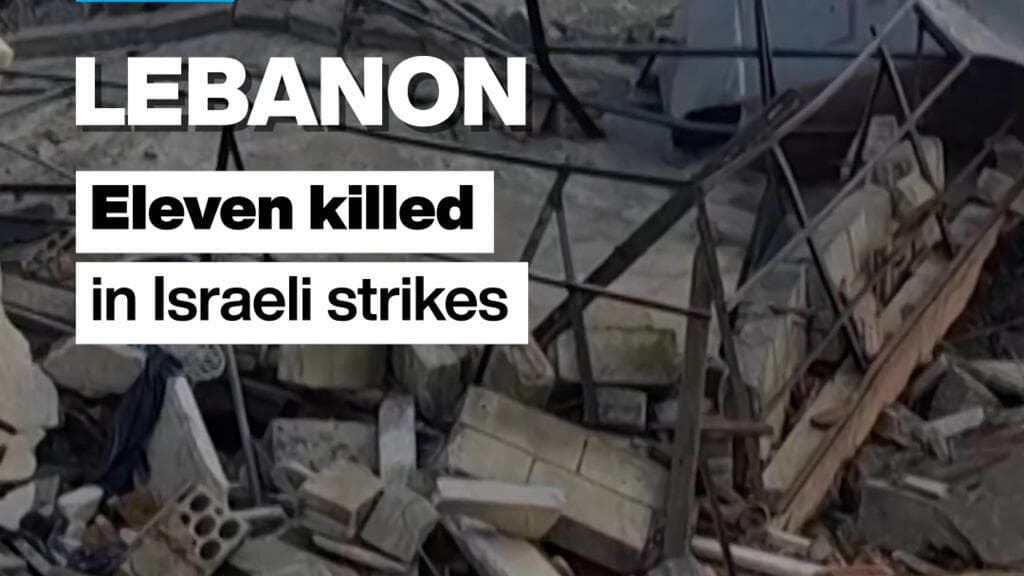 Israeli strikes on southern Lebanon kill 11, including children and medics