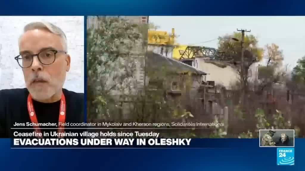 El acceso humanitario sigue siendo muy limitado en Oleshky, ocupada por Rusia, a pesar del alto el fuego temporal