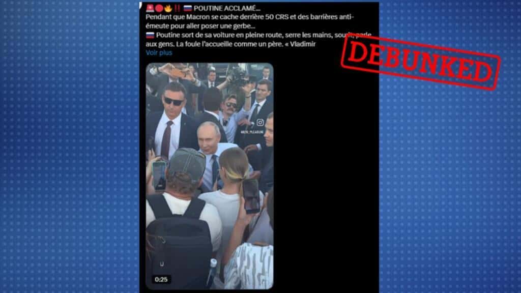 Pro-Russia Social Media Claims Putin Travels Without Security; Video Evidence Shows Otherwise