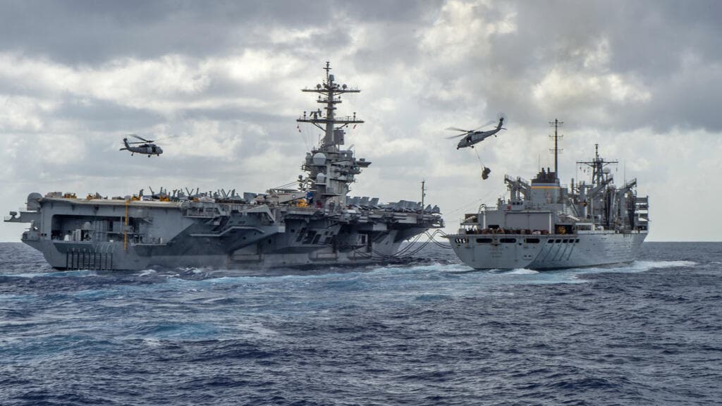 Trump Says Record Navy Deployment in Iran Operations 'Not Nearly Long Enough'