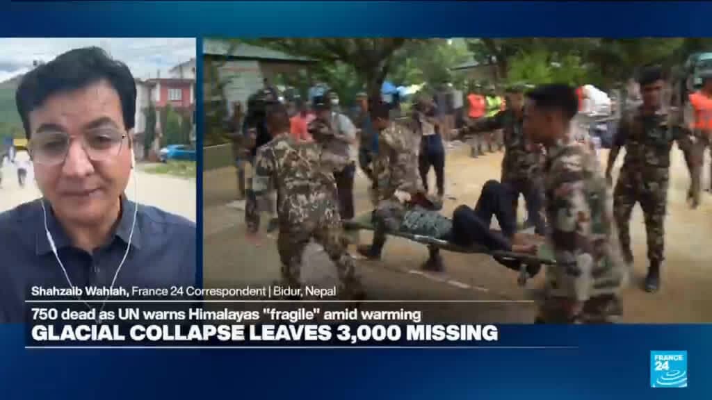 Glacial collapse in Nepal leaves 3,000 missing as rescue efforts hampered by flooding