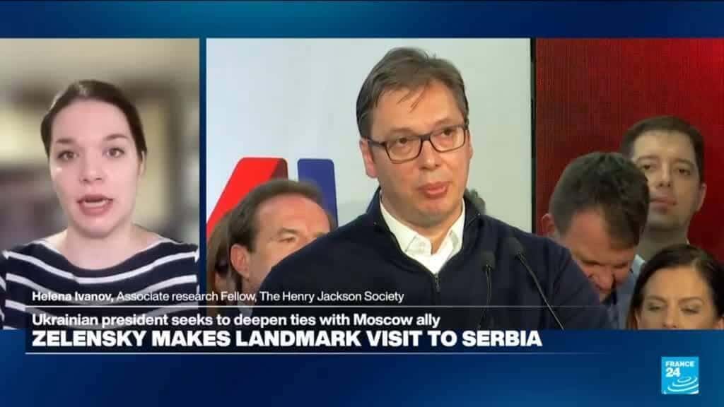 Ukraine's Zelensky visits Serbia in diplomatic push amid Russian strikes