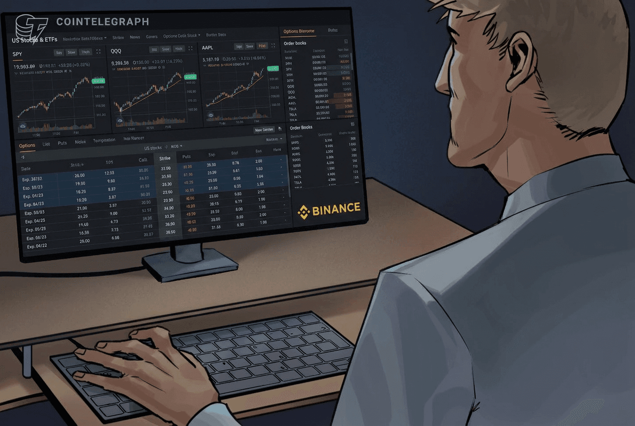 Binance Expands Traditional Finance Offerings with Options on 1,000 US Stocks and ETFs